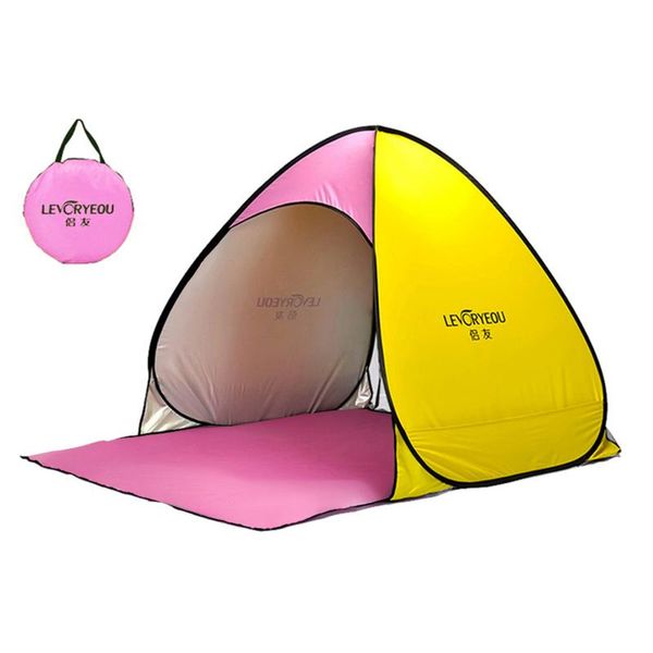 

tents and shelters outdoor camping tent -up fun-play automatic instant uv protection sun shade awning for beach backyard