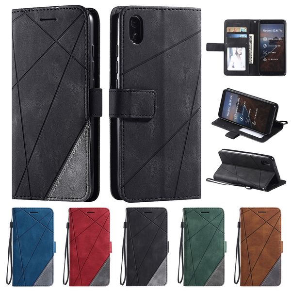 Brieftasche Flip Leder Telefonhülle für Xiaomi Redmi 7a 8a 7 8 Großhandel More Modelle Hochwertige PU -Buchstil -Magnetkoffer