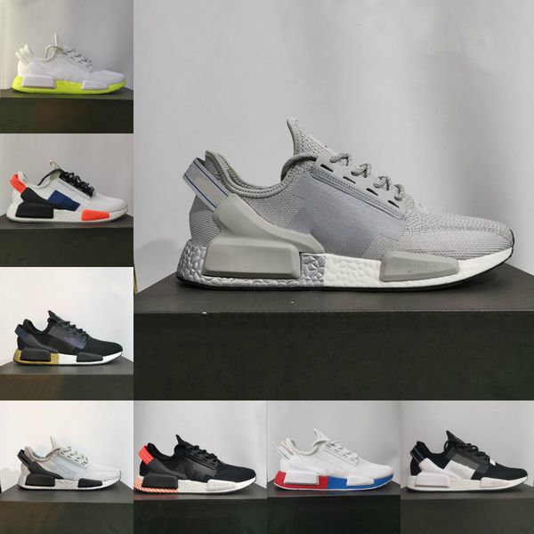 

2021 nmd r1 boost v2 mens running shoes dazzle camo core black grey gradient neon aqua tones mexico city munich olive oreo sports sneaker