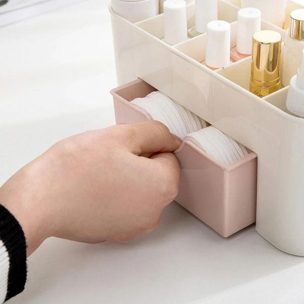 

storage boxes & bins makeup organizer for cosmetics box drawer brush holder bedroom rangement cosmetic containers