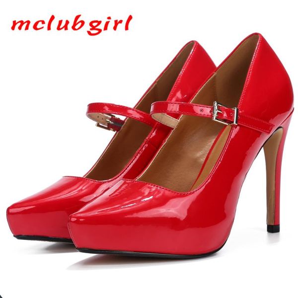 

dress shoes mclubgirl style large size 36-48 11cm heeled man women cover heels red pumps nightclub sm sandals zqj, Black