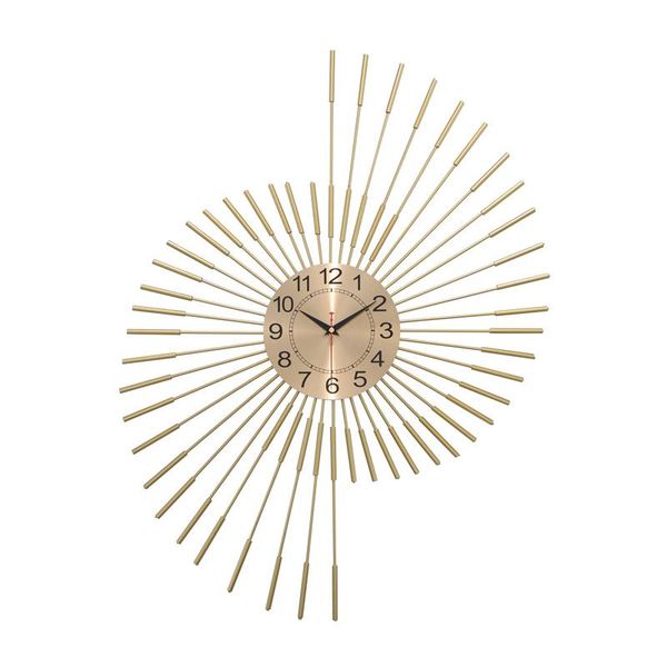 

large digital wall clock elegant luxury bedroom living room nordic gold relogio de parede hanging watches ea60wc clocks
