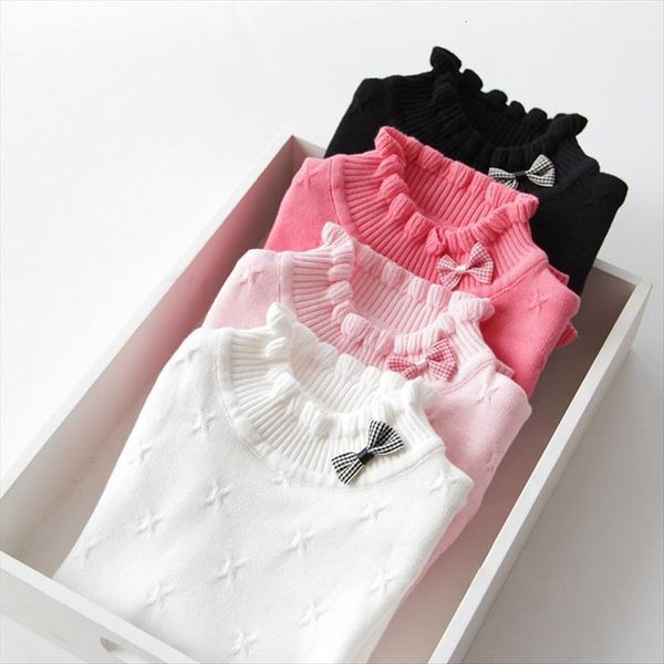 

autumn and winter baby girls sweaters fashion clothing bow cotton pullover dq686, Blue
