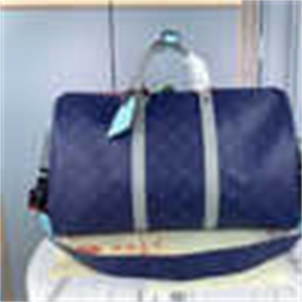 

handbags m43412 blue flower keepall travel bag female bag iconic handles shoulder bags totes cross body bag clutch