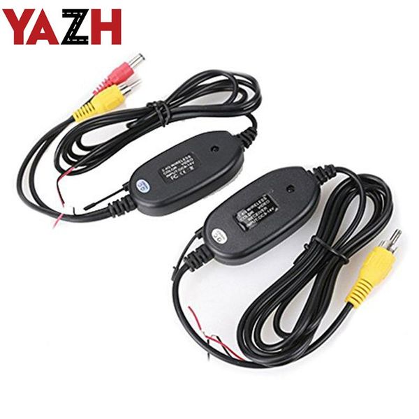

car rear view cameras& parking sensors yazh 2.4 ghz wireless camera rca video transmitter & receiver kit for rearview monitor fm