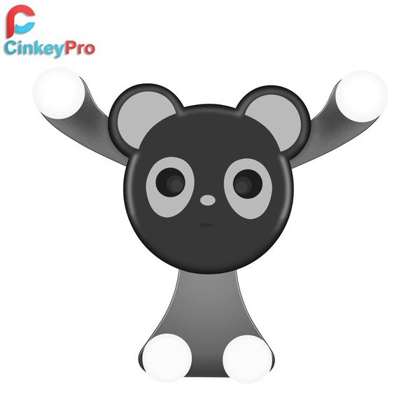 

cell phone mounts & holders cinkeypro car holder panda for mount stand no magnetic air vent gravity support mobile universal