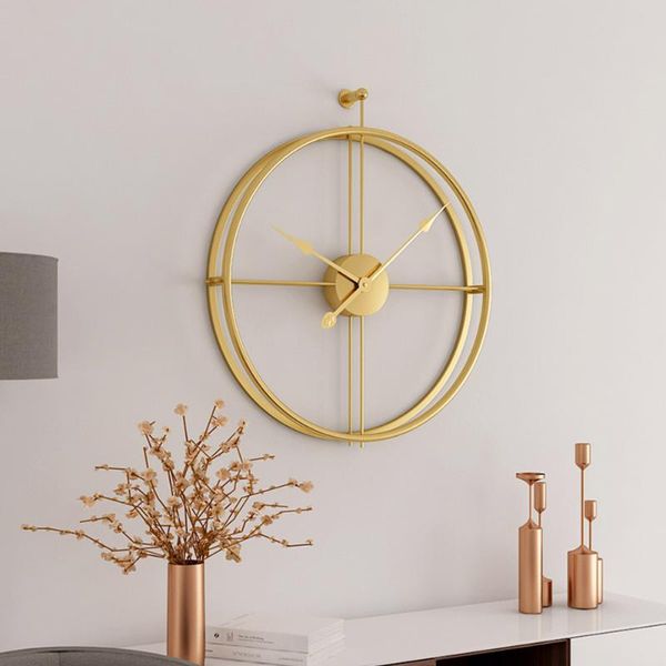 

wall clocks clock modern design for home office decorative hanging watch gift large brief european style silent