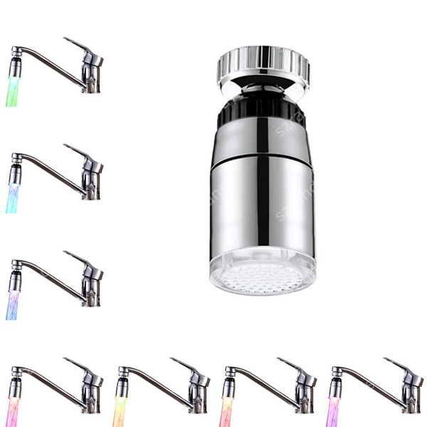 

other faucets, showers & accs 7 colors slow flashing fancy water glow kitchen multi-color led tap
