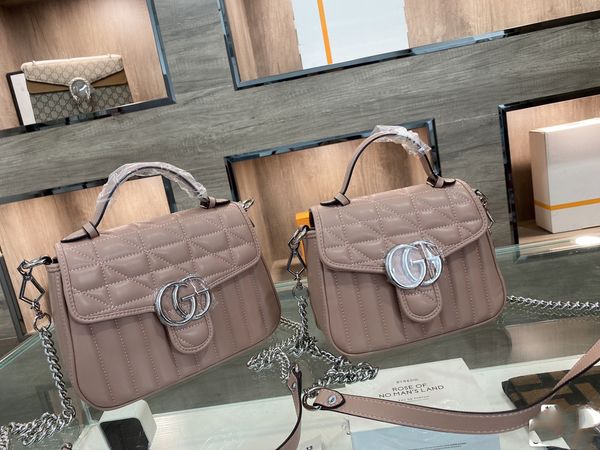 

women designer bags handbag luxury bag 2 size real leather lady fashion marmont genuine cross bodypurses backpack tote 00002