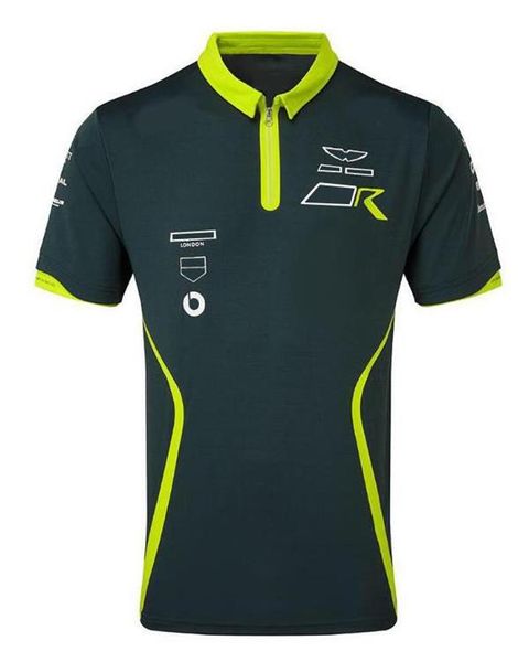 

f1 racing polo shirt summer team polo uniform custom made in the same style