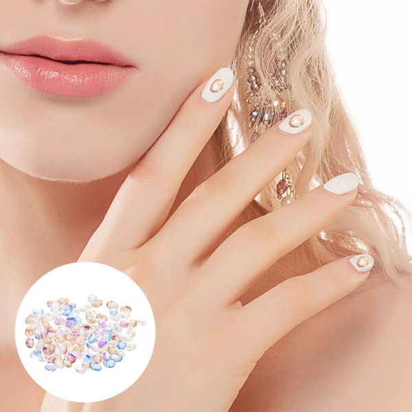 

nail drill & accessories 100pcs art diamonds diy candy color manicures decorative patch