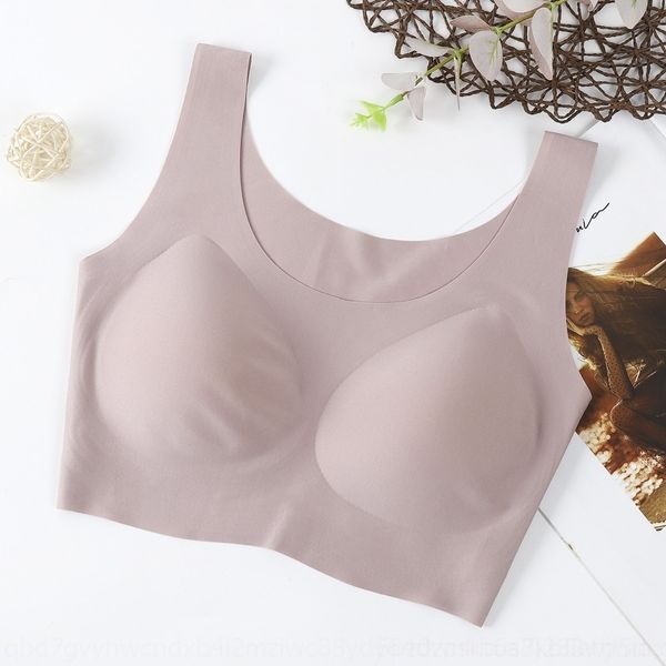 

ll4e ouyang nana same love ubas women's underwear 's traceless back sports no steel bra underwear latex latex for pregnant women, Red;black