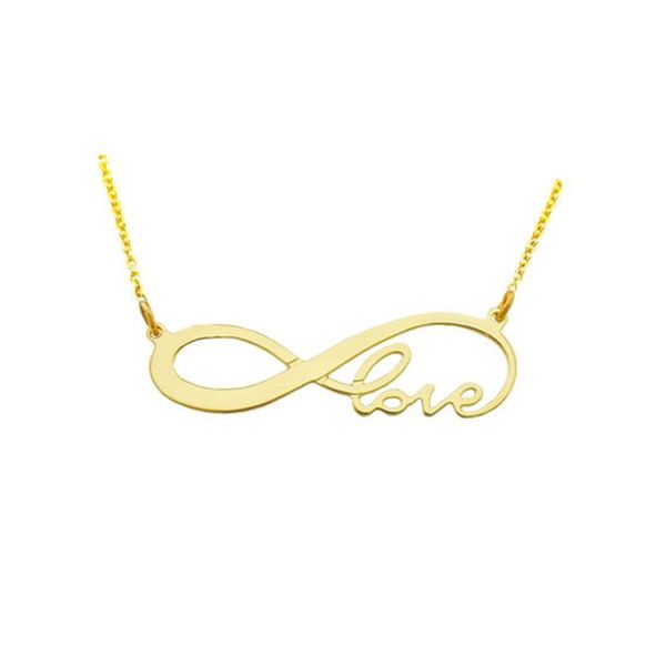 

infinity love necklace pendant gift for her jewelry necklaces, Silver