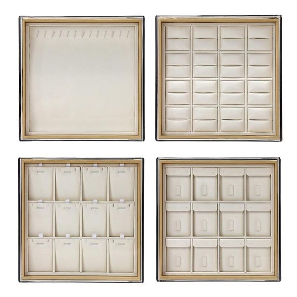 

jewelry pouches, bags pu storage box with lid container display tray for rings earrings pendants necklaces, Pink;blue