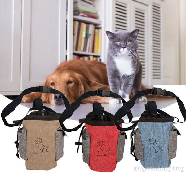 

dog puppy pet training treat bag feed bait snack belt bags pouch car seat covers