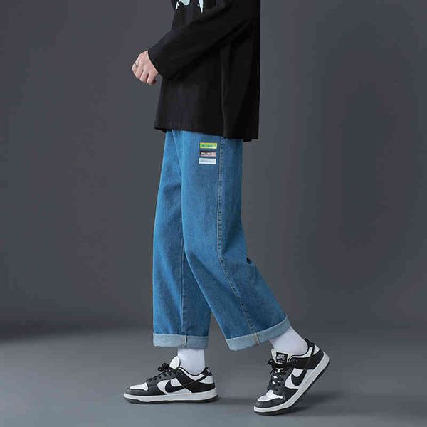 

men's jeans jeans, korean fashion, fashion trends, casual wear for fall 51oc, Blue