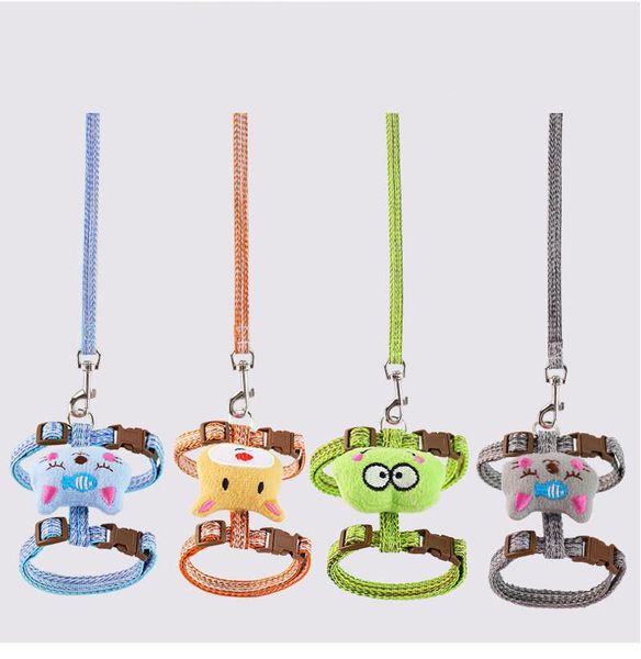 

cat collars & leads leash type i-shaped walking rope anti-stroke and comfortable adjustable pet supplies