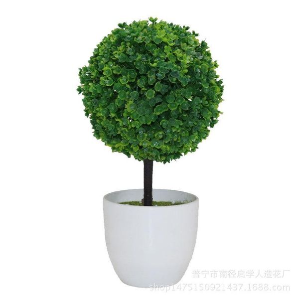 

decorative flowers & wreaths artificial plants bonsai simulation plastic ball plant potted ornaments music for home table garden decor pogra