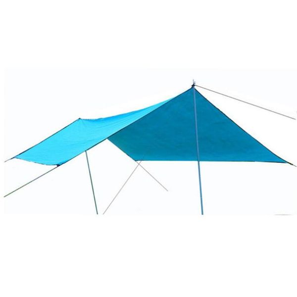 

tents and shelters 100*145cm outdoor ultralight tarp camping survival sun mat shelter beach waterproof multifunctional rain awning