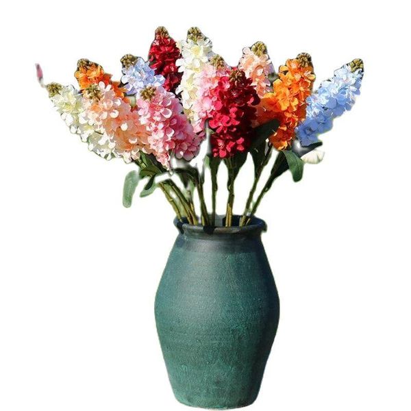 

decorative flowers & wreaths one faux autumn hyacinth flower simulation violet for wedding home artificial