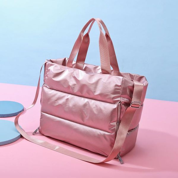 

outdoor bags nancy tino gym bag women's dry and wet separation waterproof travel sports yoga fitness shoulder duffel