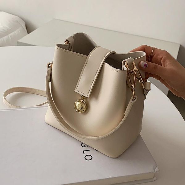 

evening bags mini pu leather bucket crossbody for women 2021 beautiful fashion trendy shoulder handbags and purses solid color