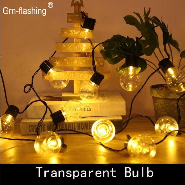 

strings 5m 20 leds fairy light for bedroom holiday decoration ac 110 220v 5cm rgb home bulb garden christmas decor