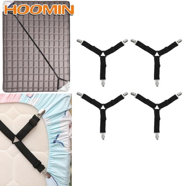 

clothing & wardrobe storage hoomin 4 pieces mattress duvet blanket fastener straps bed sheet fixing clips slip-resistant belt cover grippers