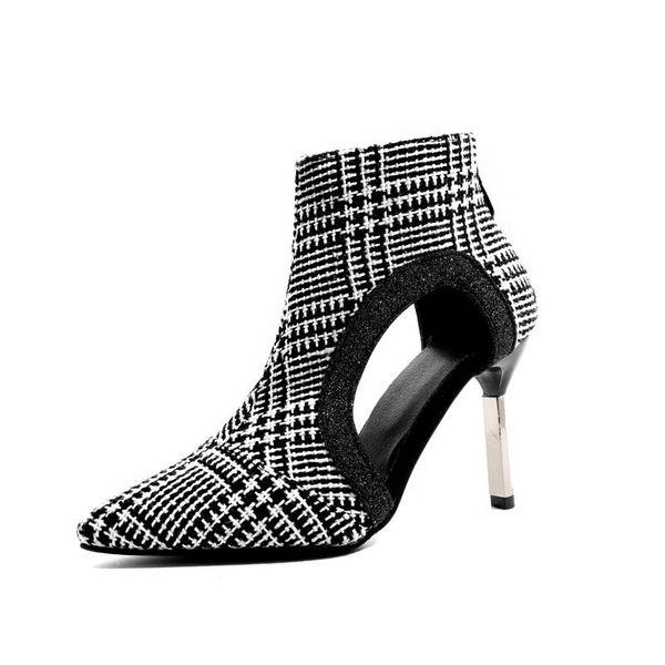 

dress shoes spring oversized low-comfortable wild fashion trend high-heeled, Black