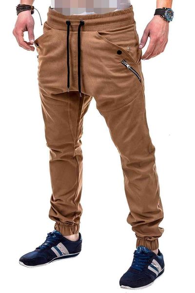 

men's pants mens joggers brand male trousers men casual solid sweatpants jogger khaki black large siz 83s3