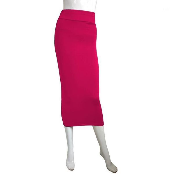 

yoga outfit party women's long skirt multicolor maxi simple style high waist bag hip mini bust