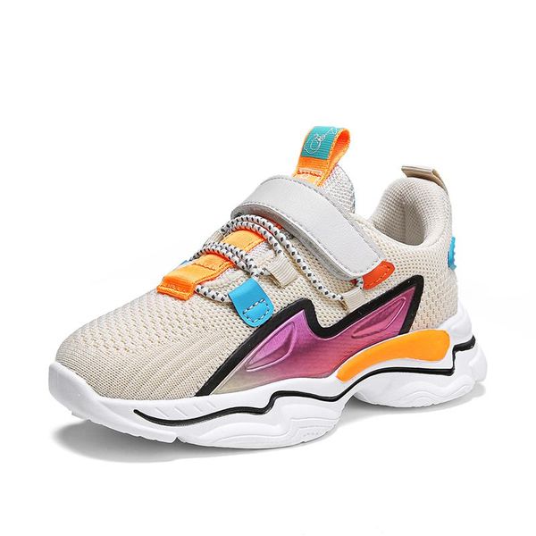 

athletic & outdoor spring children shoes breathable mesh sneakers for boys comforthable sports kids running tenis infantil, Black
