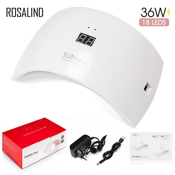 

nail dryers 36w uv led lamp for nails dryer ice manicure gel varnish drying electric machine with sensing lcd display