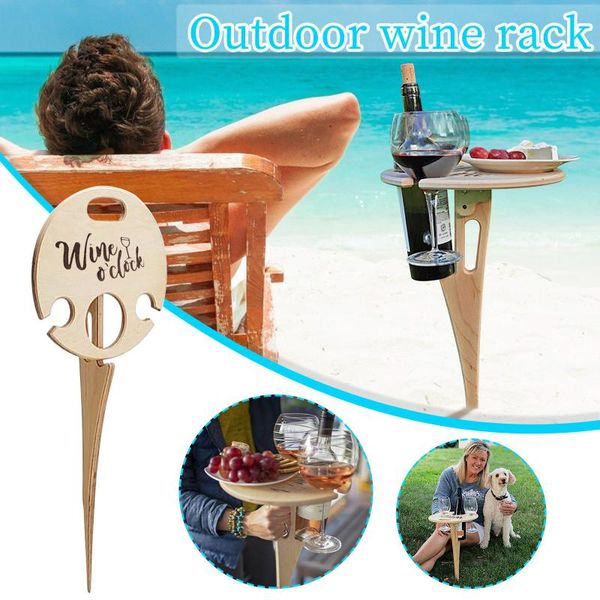 

camp furniture outdoor wine rack lawn picnic portable fft