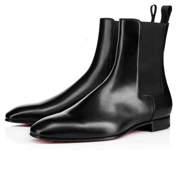 

luxurys designers shoes for men boots red bottom roadie flat ankle black brown suede/leather sneakers flats with box