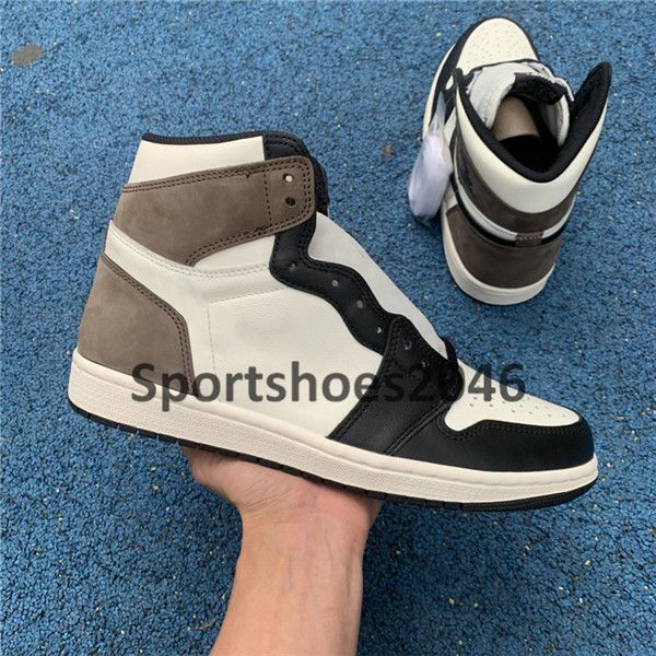 Jumpman 1 Scarpe da basket High OG Dark Mocha Travis Scotts Obsidian UNC Uomo Omaggio a casa Royal Blue Donna Sport Sneakers Scarpe da ginnastica