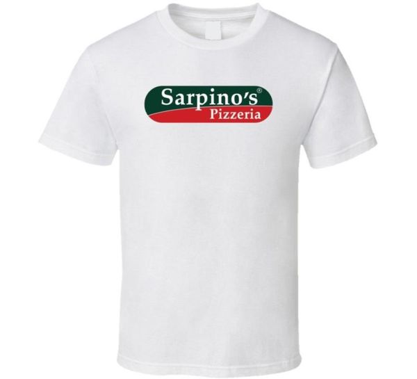 

men's t-shirts sarpino's pizza restaurant foodie tour brand logo fan t shirt cool casual pride men fashion tshirt, White;black