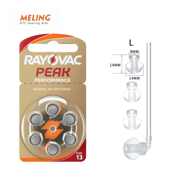 

meling rayovac hearing aid batteries a13 13a 13 p13 pr48 60 pcs zinc air 13/a13scouts