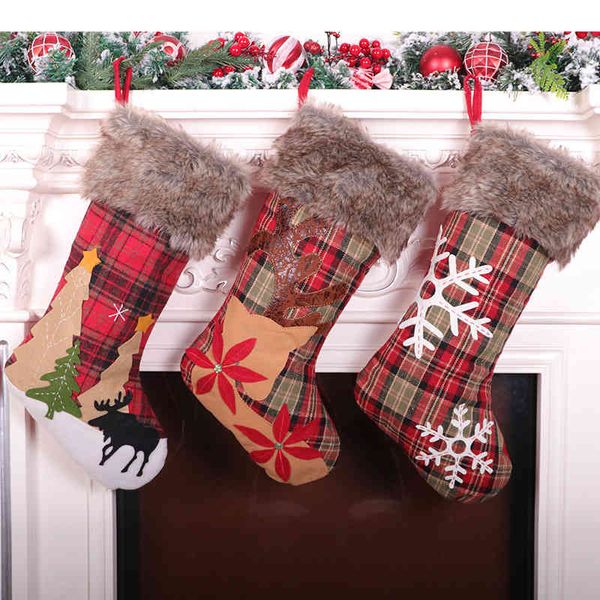 

christmas socks decorations gift bag