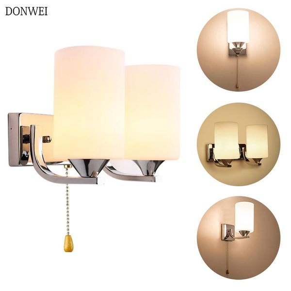 

wall lamp donwei e27 vintage bedside reading 220v led luminaria sconces lighting contemporary retro