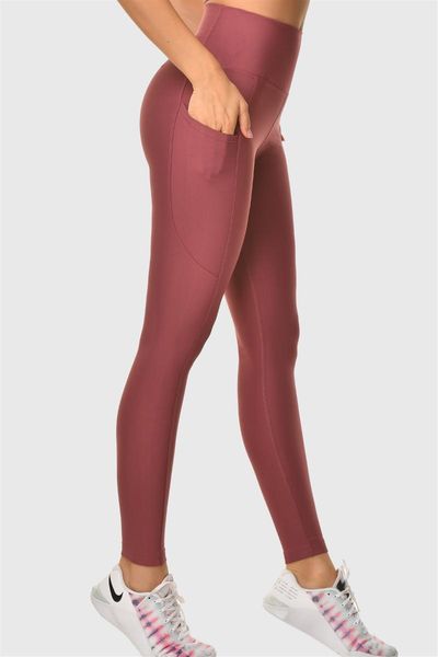 

women's leggings superstacy high waist pockets color rose sports, Black