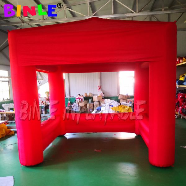 

customized red inflatable carnival treat shop,concession stand,ice cream booth for sale