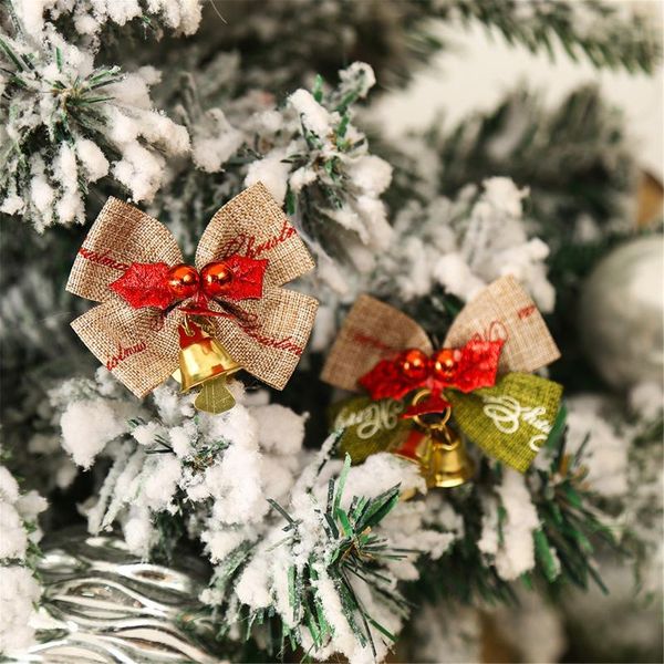 

earrings & necklace colorful christmas tree decoration bells bow, Silver