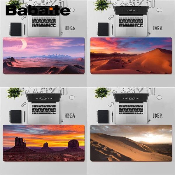 

mouse pads & wrist rests babaite desert dawn gamer speed mice retail small rubber mousepad large pad keyboards mat