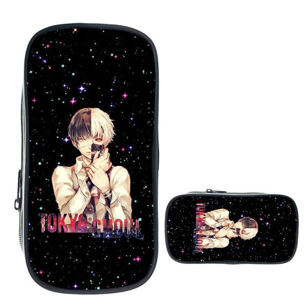 

cosmetic bags & cases cartoon tokyo ghoul pencil bag students case boys girls fashion pen children teens stationery