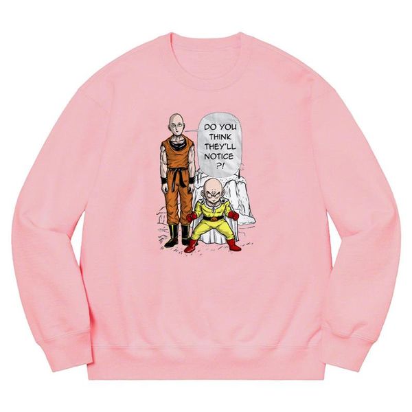 

men's hoodies & sweatshirts 100% cotton sweatshirt men women anime japan one punch man harajuku hip hop pullover fleece warm su, Black