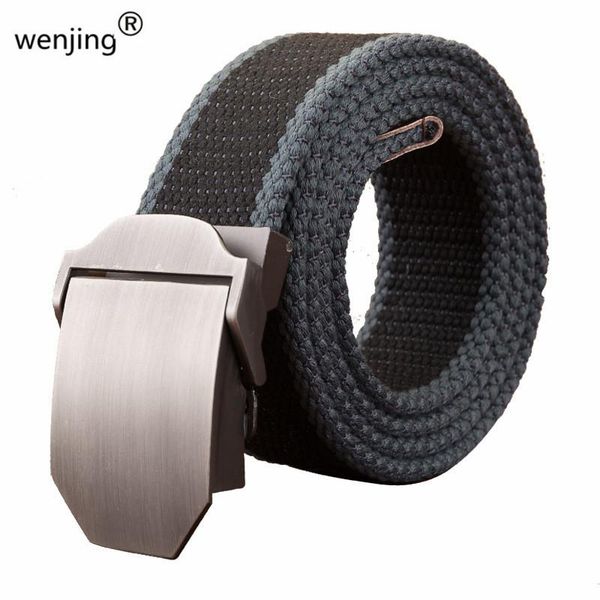 

belts outdoor strong thick canvas belt men military cotton webbing strap lona correa wholesale 140cm, Black;brown
