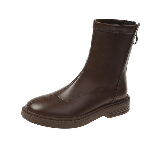 

boots fashion woman trend autumn plus cashmere korean version of the net red, Black