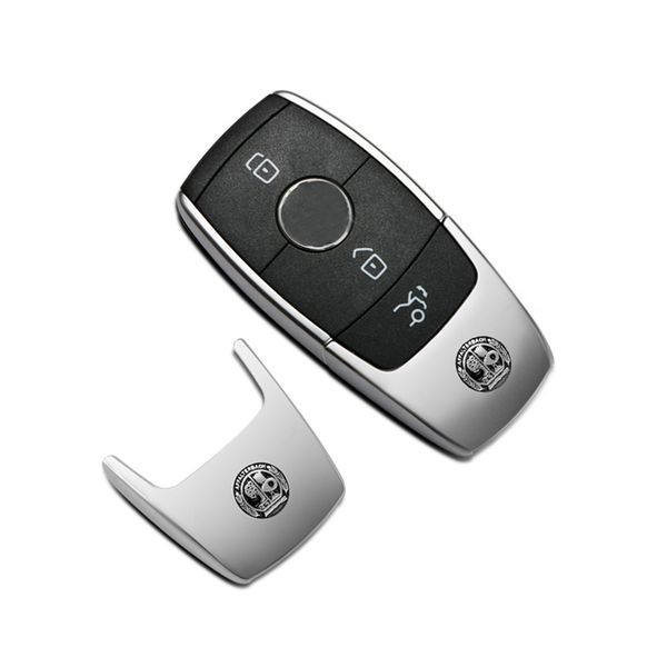 

silver car key cover metal auto shell case for amg mercedes w213 w212 w211 w210 w202 w203 w204 w205 w206 w207 c180 c200 e300