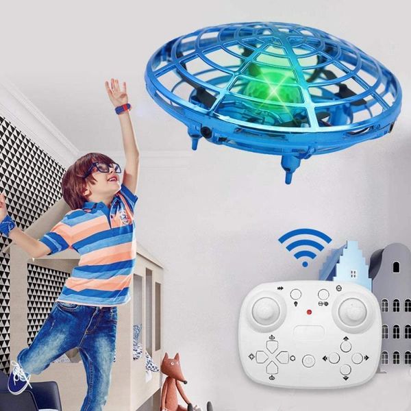 

mini helicopter ufo rc drone infraed hand sensing aircraft electronic model quadcopter flayaball small drohne toys for children drones